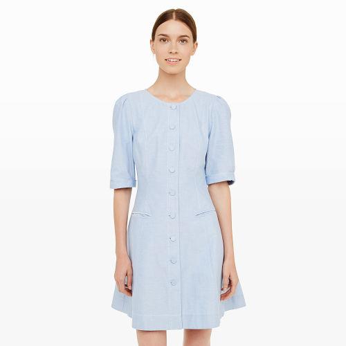 Club Monaco Color Blue Eastonita Dress