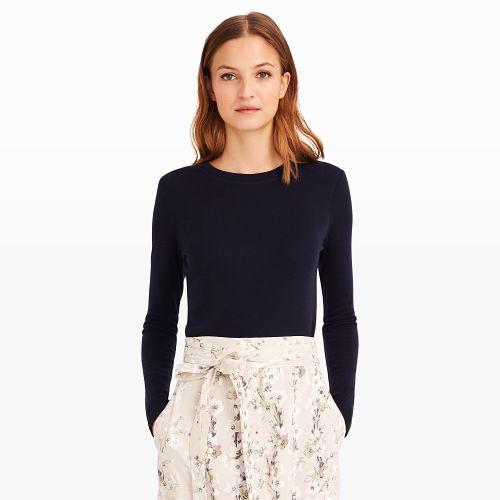 Club Monaco Color Black Florem Top