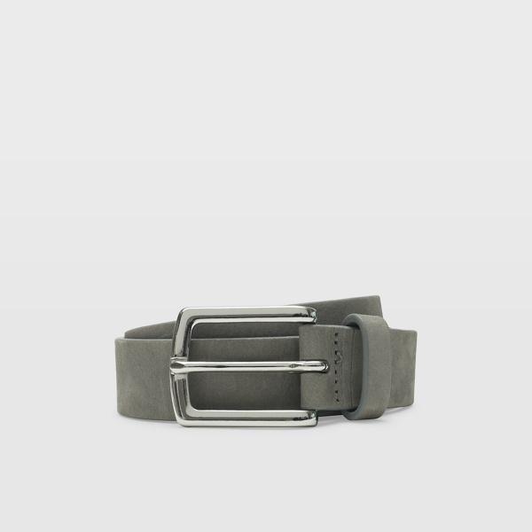 Club Monaco Light Grey Laird Suede Belt