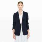 Club Monaco Color Blue Gecera Soft Blazer In Size 0