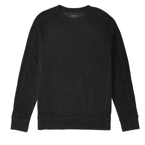 Club Monaco Color Black Donegal Duofold Crew