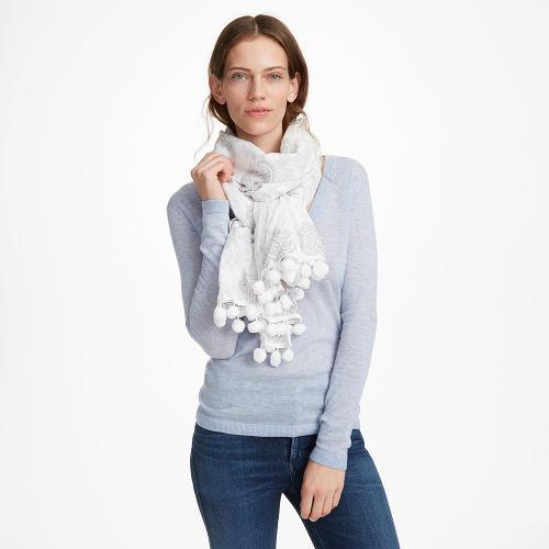 Club Monaco Color Rose Floral Arava Scarf