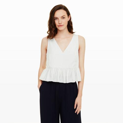 Club Monaco Color Blue Erisa Top
