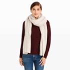 Club Monaco Color Grey Edrei Cashmere Cable Scarf