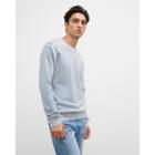 Club Monaco Long Sleeve Heathered Cashmere Sweater