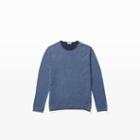 Club Monaco Color Blue Cashmere Plaited Sweater