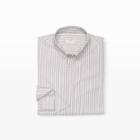 Club Monaco Color Rouge Slim Double Stripe Shirt