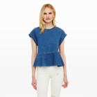 Club Monaco Color Indigo Blue Sutton Sweatshirt