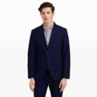 Club Monaco Color Blue Grant Cotton Blazer