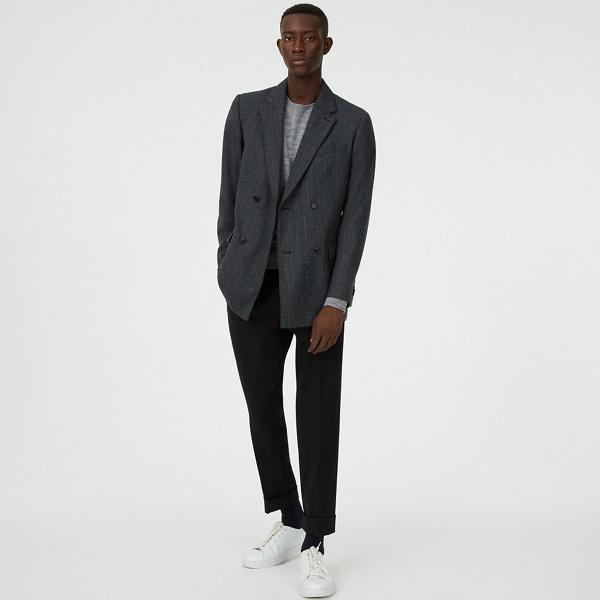 Club Monaco Navy Grant Double-breasted Blazer