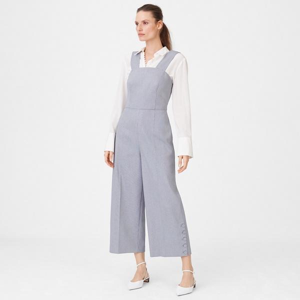 Club Monaco Blue/black Multi Veronikah Jumpsuit