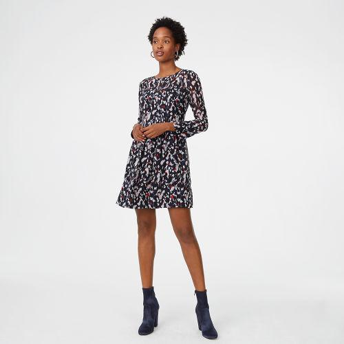 Club Monaco Color Blue Delaynee Silk Dress