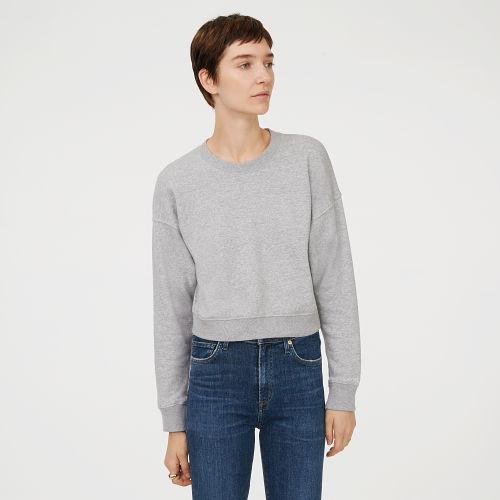 Club Monaco Color Grey Broidie Sweatshirt