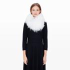 Club Monaco Color White Lula Mongolian Snood