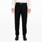 Club Monaco Color Black Wool Flannel Tuxedo Trouser