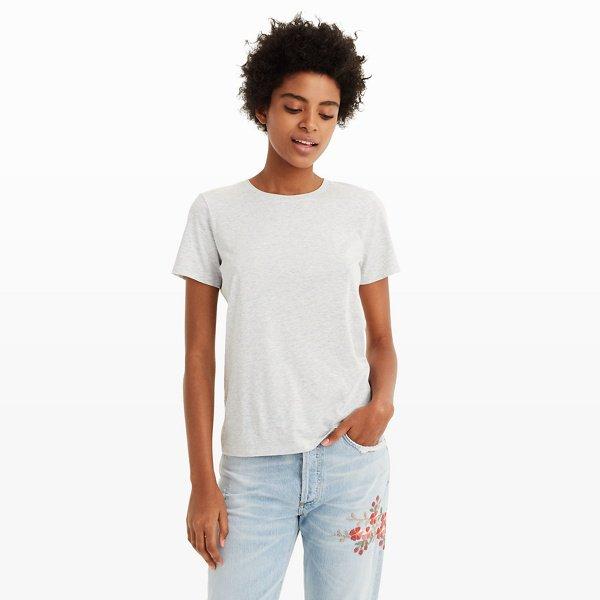 Club Monaco Light Heather Grey Leary Tee