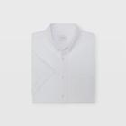 Club Monaco Color White Slim Seersucker Stripe Shirt