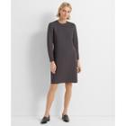 Club Monaco Charcoal Ribbed Sweater Dress