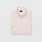 Club Monaco Color Pink Slim Linen Shirt