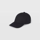 Club Monaco Color Black Cotton Twill Baseball Hat
