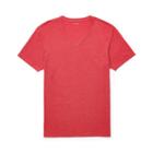 Club Monaco Color Red Donegal V-neck Tee In Size Xs