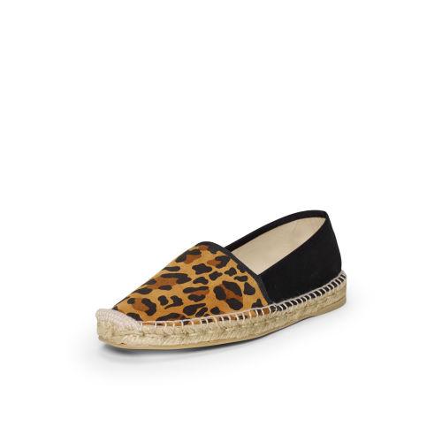 Club Monaco Color Black Ryan Suede Leopard Espadrille