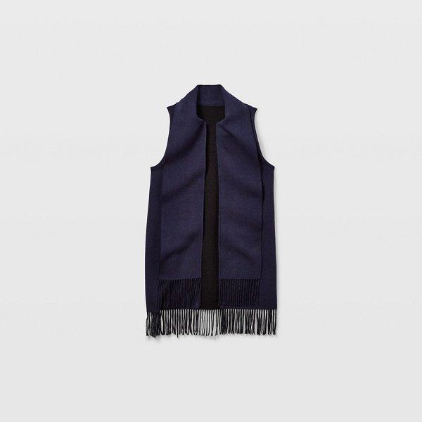 Club Monaco Navy/black Isadora Wool Vest