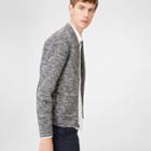 Club Monaco Color Blue Full Zip Bonded Jacket