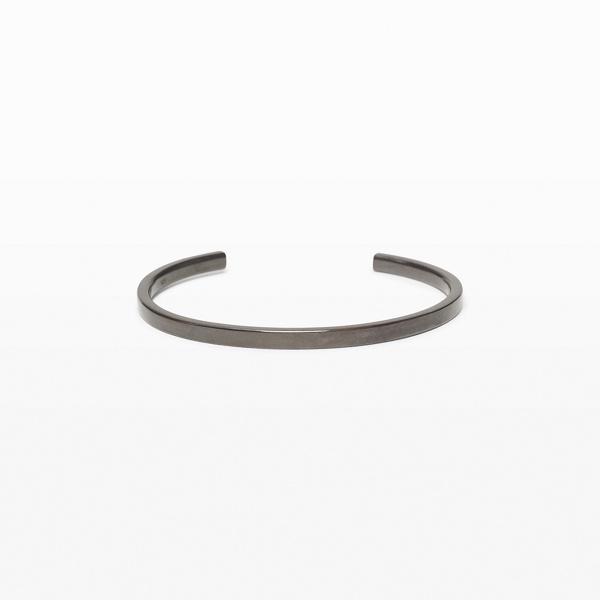 Club Monaco Black Nikolai Rose Bar Cuff Bracelet