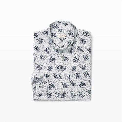 Club Monaco Slim Romanian Floral Shirt