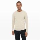 Club Monaco Color White Donegal Crew Sweater In Size Xs