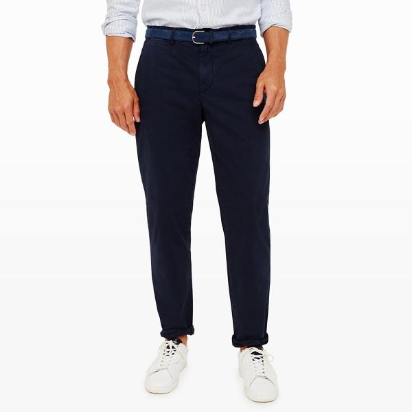 Club Monaco Navy Bennett Regular-weight Chino