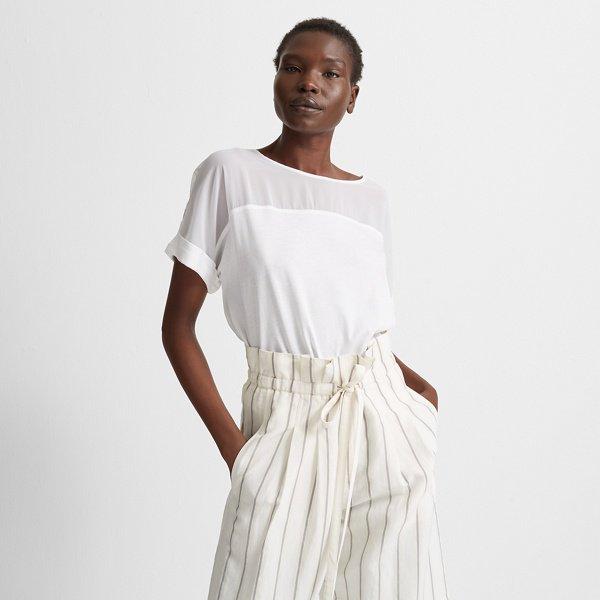 Club Monaco Pure White Ezrabella Top