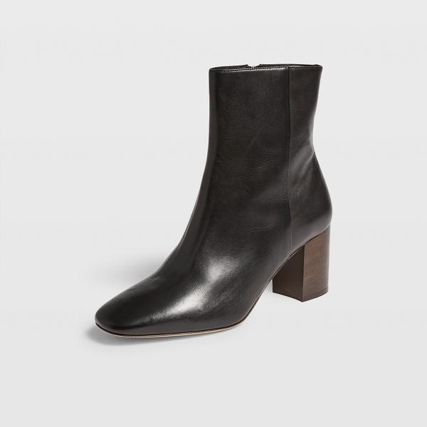 Club Monaco Black Payton Leather Boot