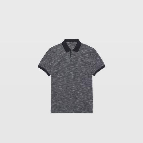 Club Monaco Color Blue Space-dyed Polo
