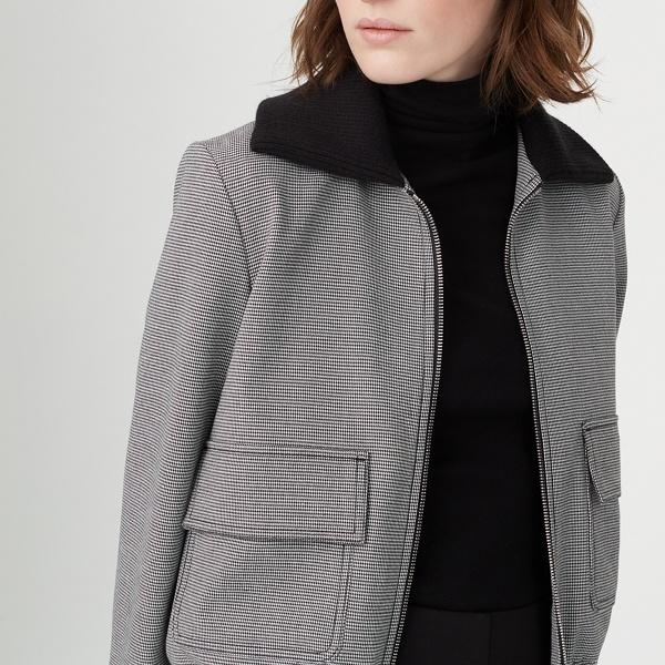 Club Monaco Black And White Metie Jacket