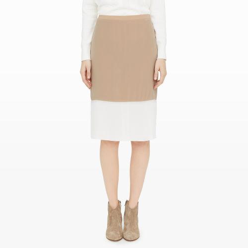 Club Monaco Color Brown Wilda Silk Skirt