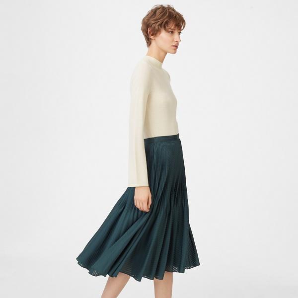 Club Monaco Dark Emerald Yowshee Skirt
