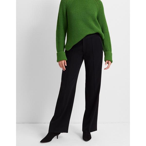 Club Monaco Black Fluid Crepe Trouser