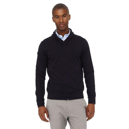 Club Monaco Color Blue Essential Shawl Pullover In Size S