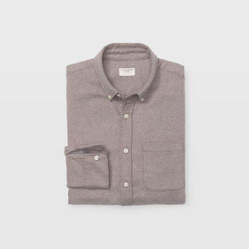 Club Monaco Color White Slim Winter Twill Shirt