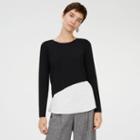 Club Monaco Color Black & White Jooben Sweater