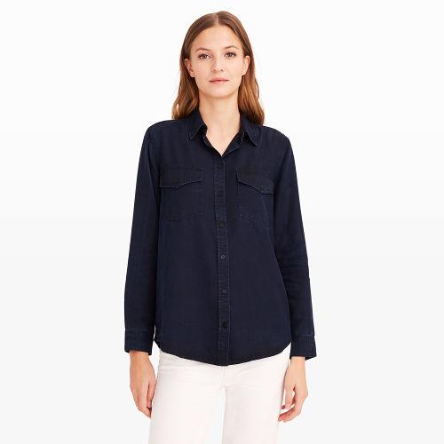 Club Monaco Color Blue Rylie Shirt