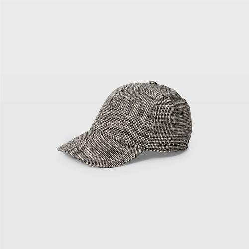 Club Monaco Color Black Glen Plaid Baseball Cap