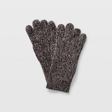Club Monaco Brown / Cream Kensington Cashmere Glove