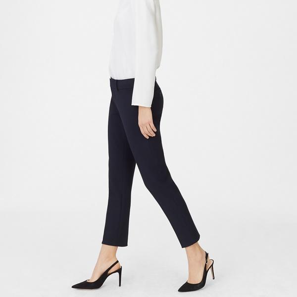 Club Monaco Navy Remi Textured Pant