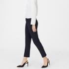 Club Monaco Navy Remi Textured Pant