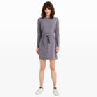Club Monaco Color Grey Janiber Tie-front Knit Dress