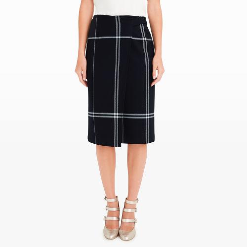 Club Monaco Color Blue Lovelle Skirt