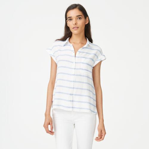 Club Monaco Color Blue Gayla Shirt